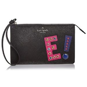 ••Kate SpadeHartley Lane Leila Initial Wristlet